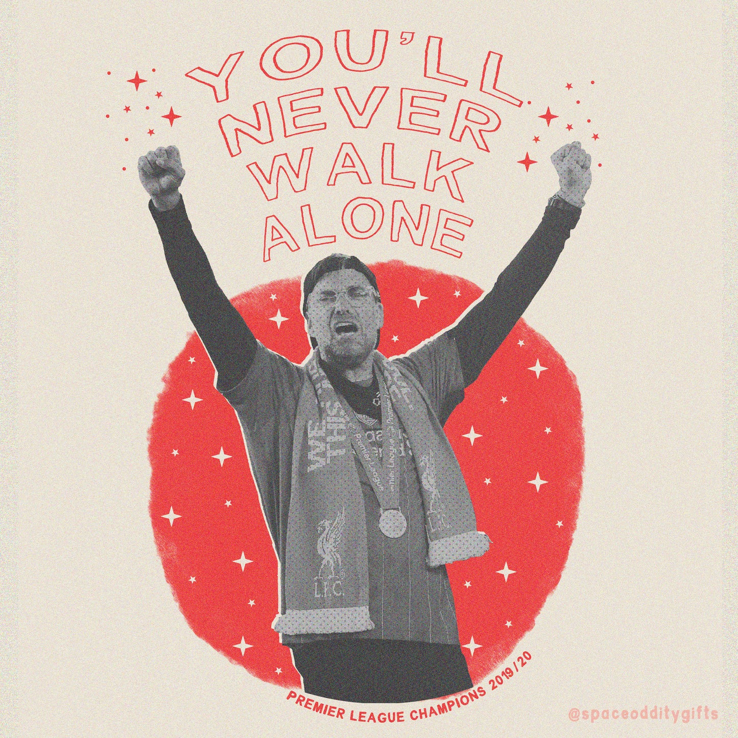 You'll Never Walk Alone Klopp Print