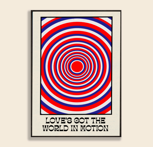 World In Motion Print