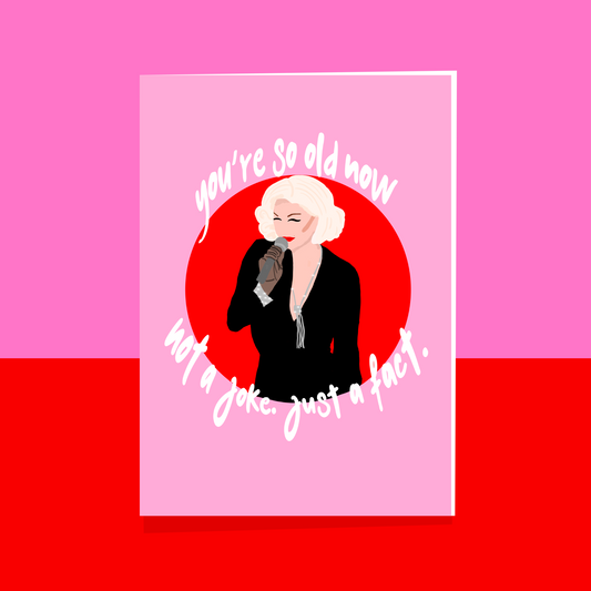 Not A Joke, Just A Fact Birthday Card