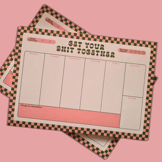 Get Your Shit Together Planner and Notepad Bundle