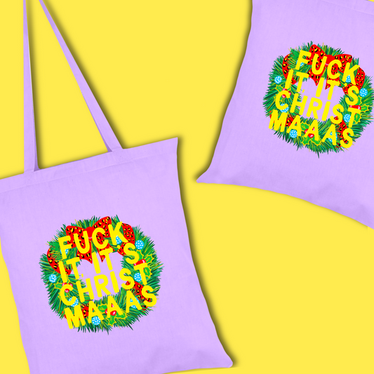 F It It’s Christmas Tote Bag