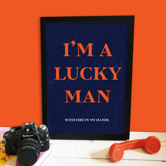 Lucky Man Print