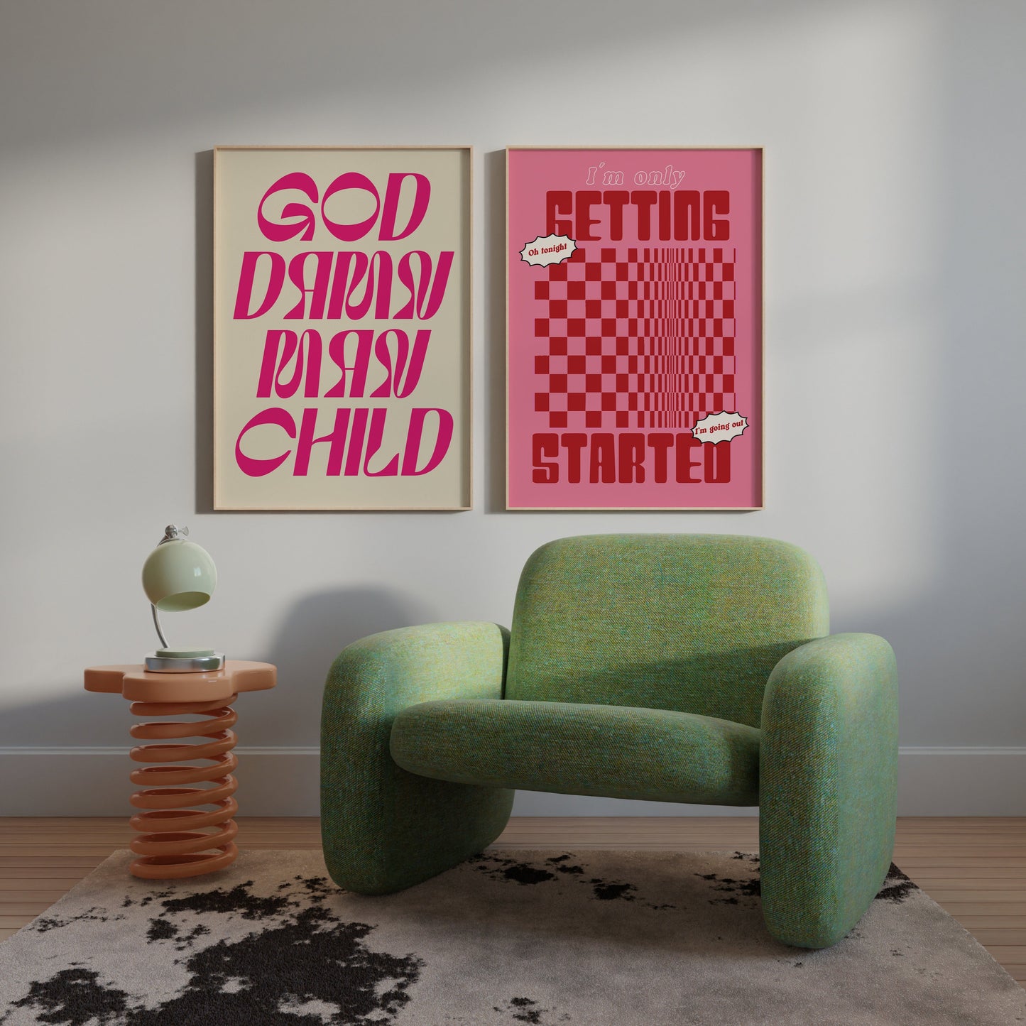 Goddamn Man Child Print