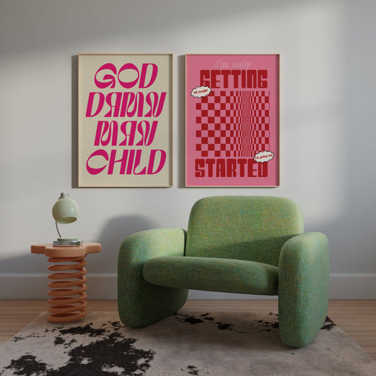 Goddamn Man Child Print
