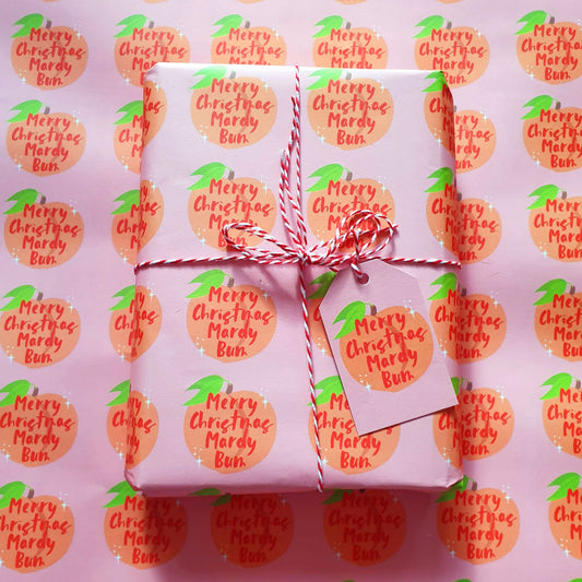 Merry Christmas Mardy Bum Wrapping Paper