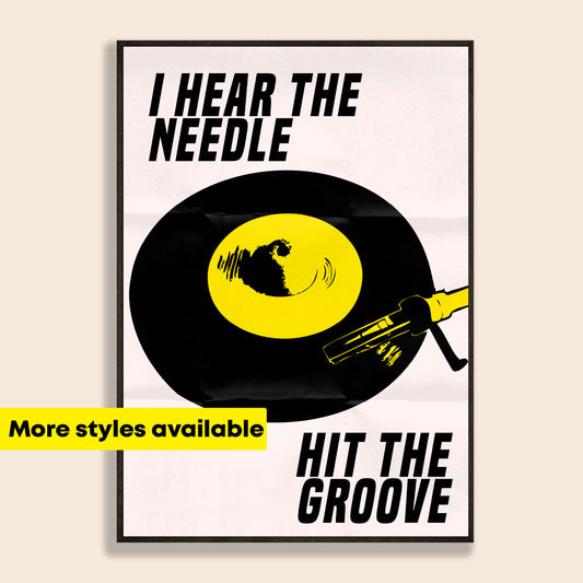 I Hear The Needle Hit The Groove Print