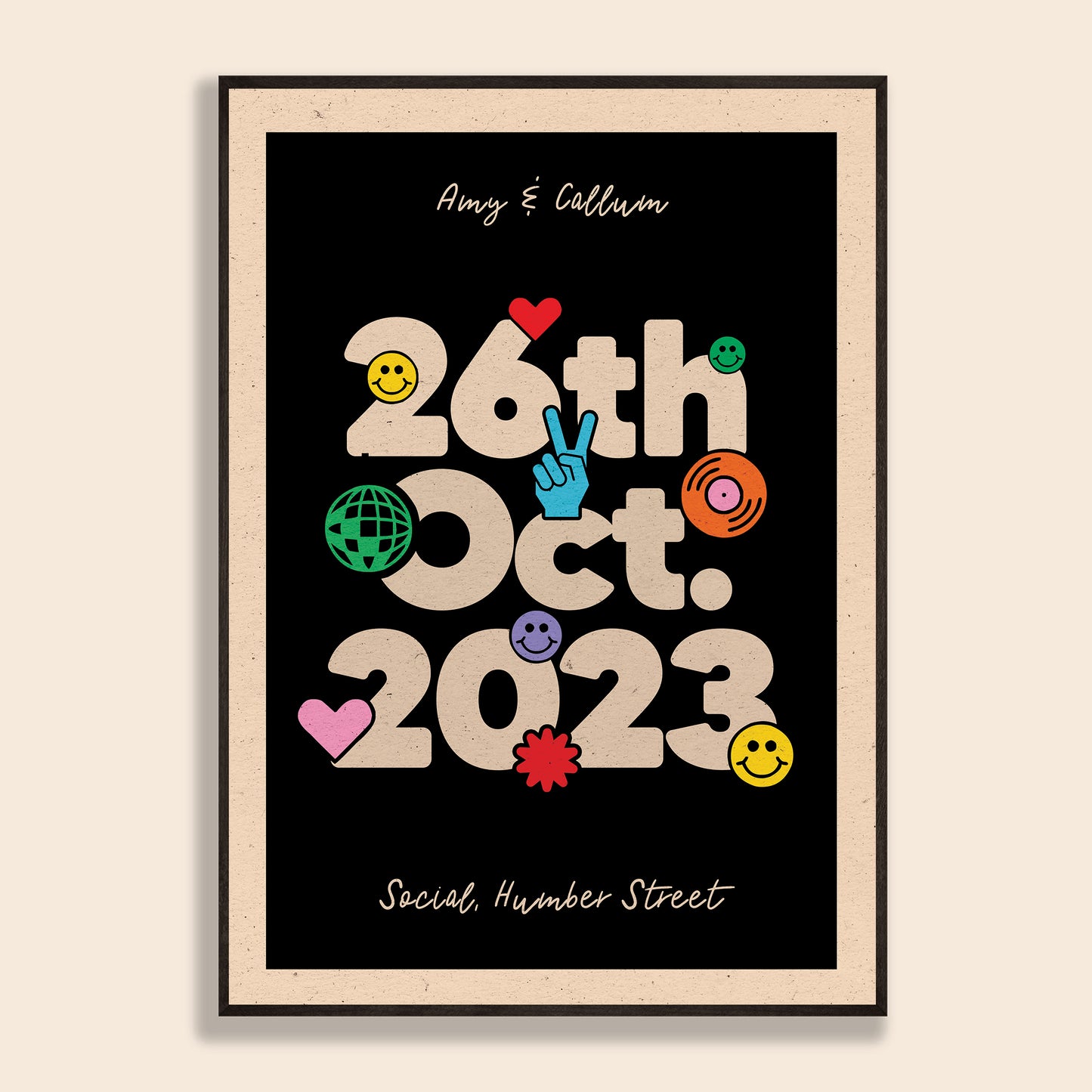 Rock 'n' Roll Love Date Print