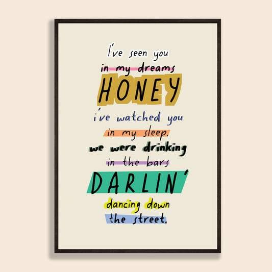 Small Bones Honey Print