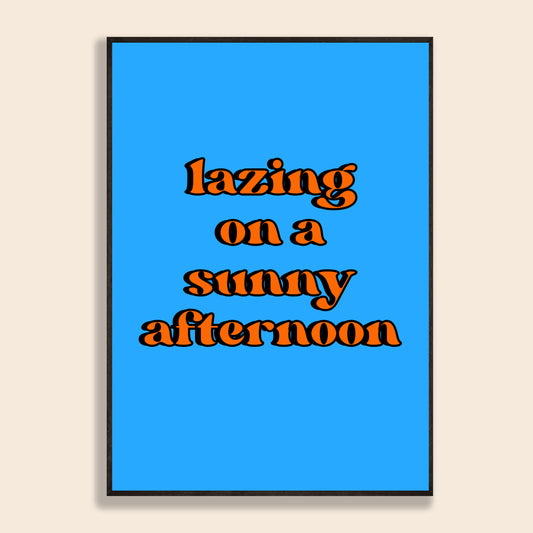 Sunny Afternoon Print
