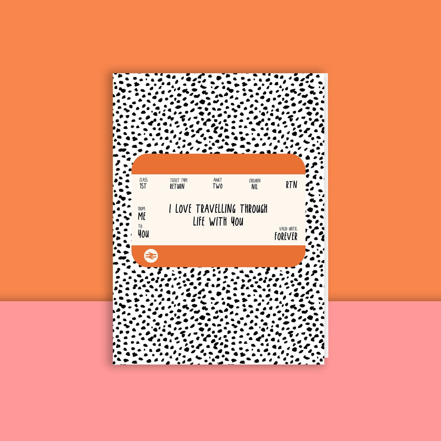 Travelling Through Life With You Card