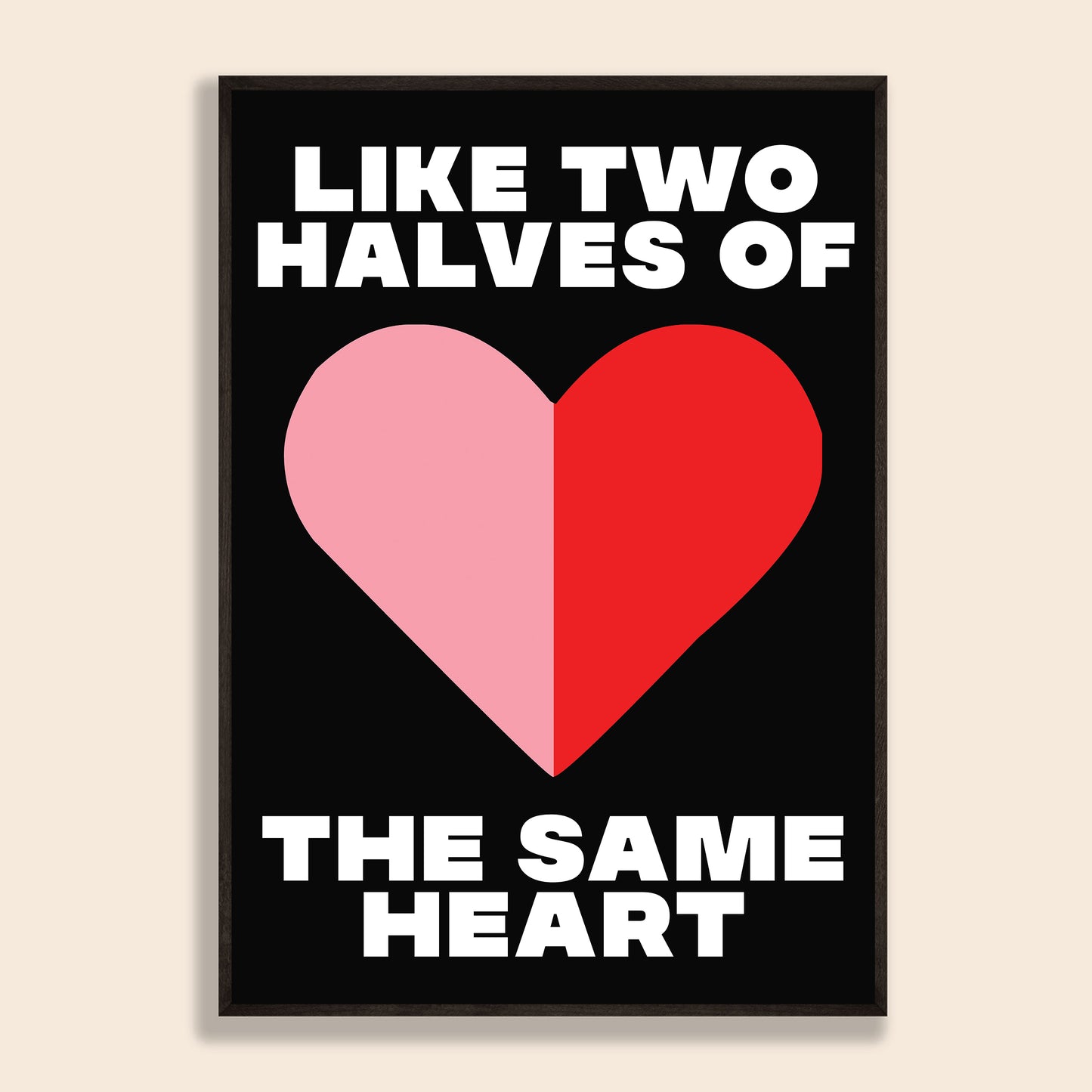Two Halves Print
