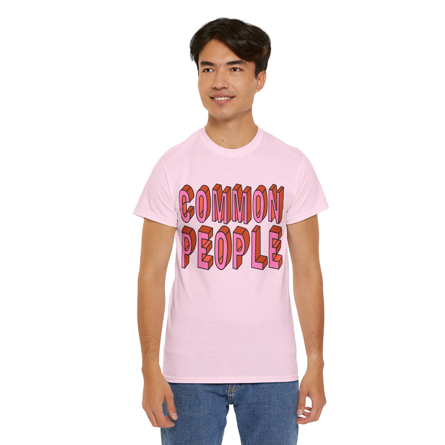 Common People Graphic Tee - Unisex Heavy Cotton Shirt, Trendy Apparel, Casual Wear, Gift for Friends, Streetwear Style