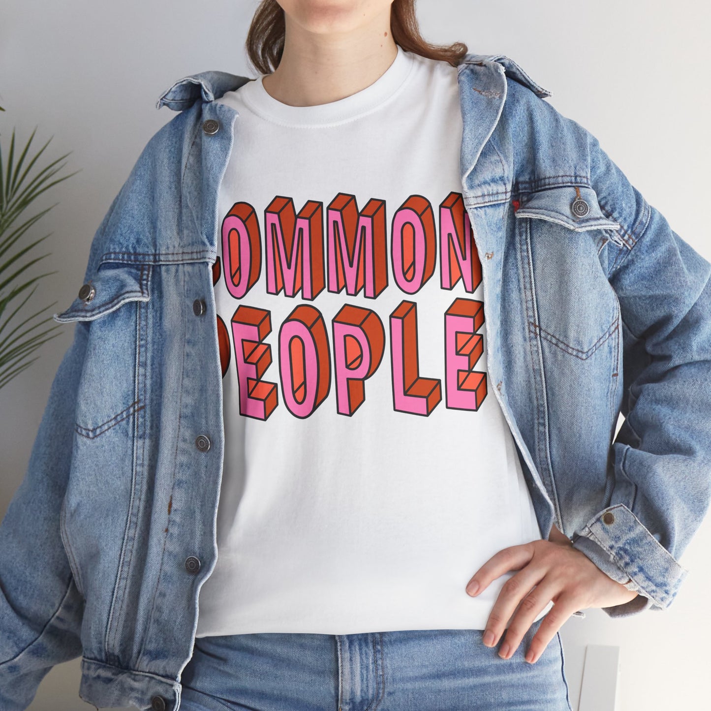 Common People Graphic Tee - Unisex Heavy Cotton Shirt, Trendy Apparel, Casual Wear, Gift for Friends, Streetwear Style