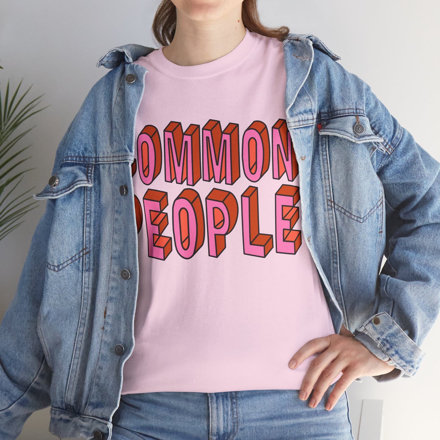 Common People Graphic Tee - Unisex Heavy Cotton Shirt, Trendy Apparel, Casual Wear, Gift for Friends, Streetwear Style