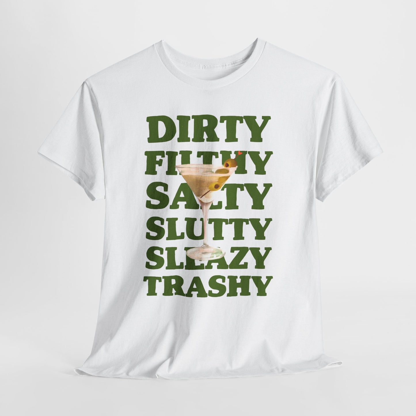 Dirty Filthy Tee, Casual Graphic Shirt for Parties, Gifts, Everyday Wear, Humour Tee, Trendy Fashion