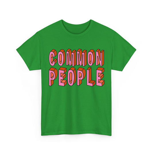 Common People Graphic Tee - Unisex Heavy Cotton Shirt, Trendy Apparel, Casual Wear, Gift for Friends, Streetwear Style