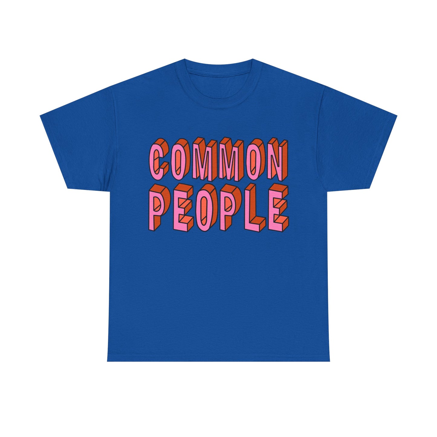 Common People Graphic Tee - Unisex Heavy Cotton Shirt, Trendy Apparel, Casual Wear, Gift for Friends, Streetwear Style