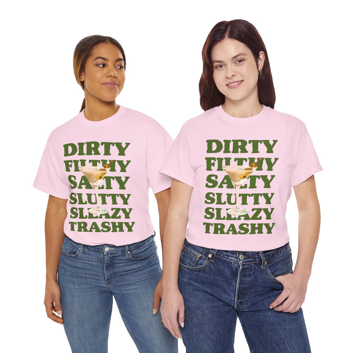 Dirty Filthy Tee, Casual Graphic Shirt for Parties, Gifts, Everyday Wear, Humour Tee, Trendy Fashion