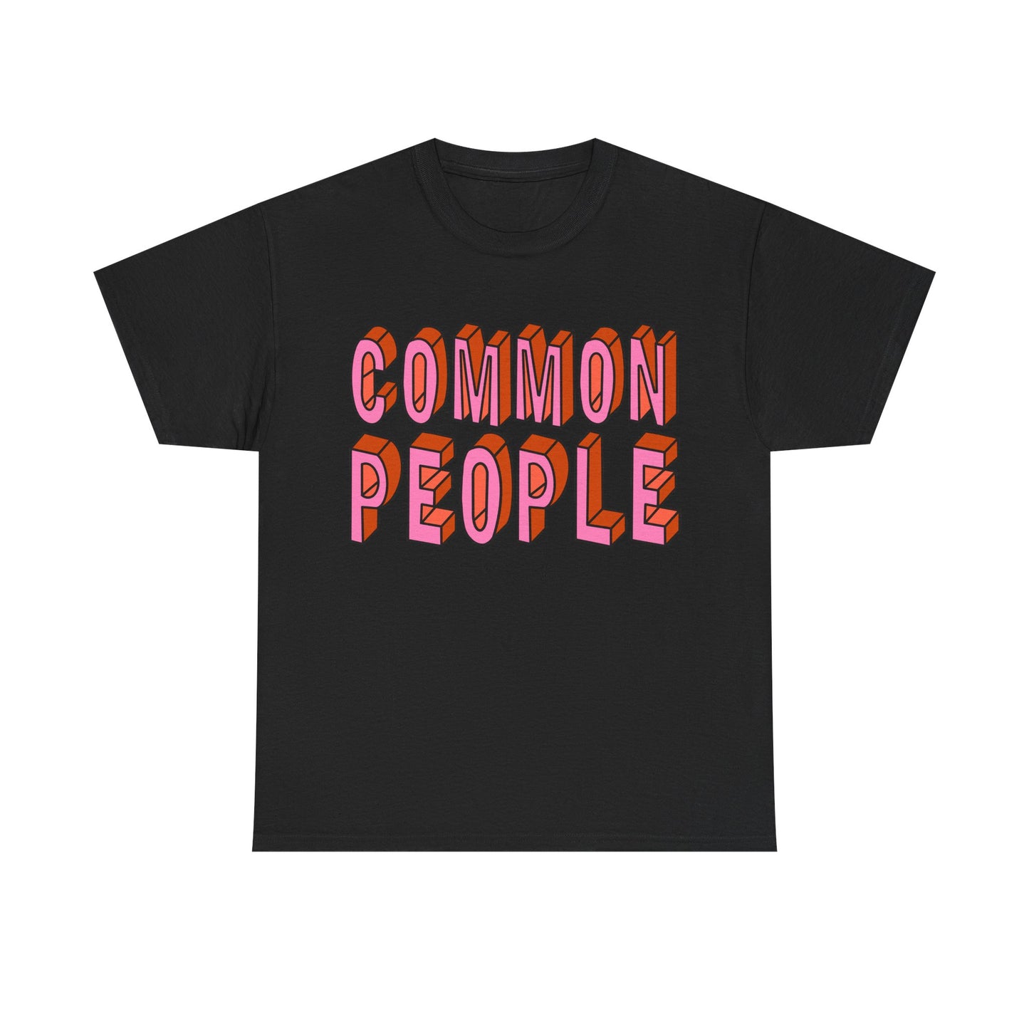 Common People Graphic Tee - Unisex Heavy Cotton Shirt, Trendy Apparel, Casual Wear, Gift for Friends, Streetwear Style