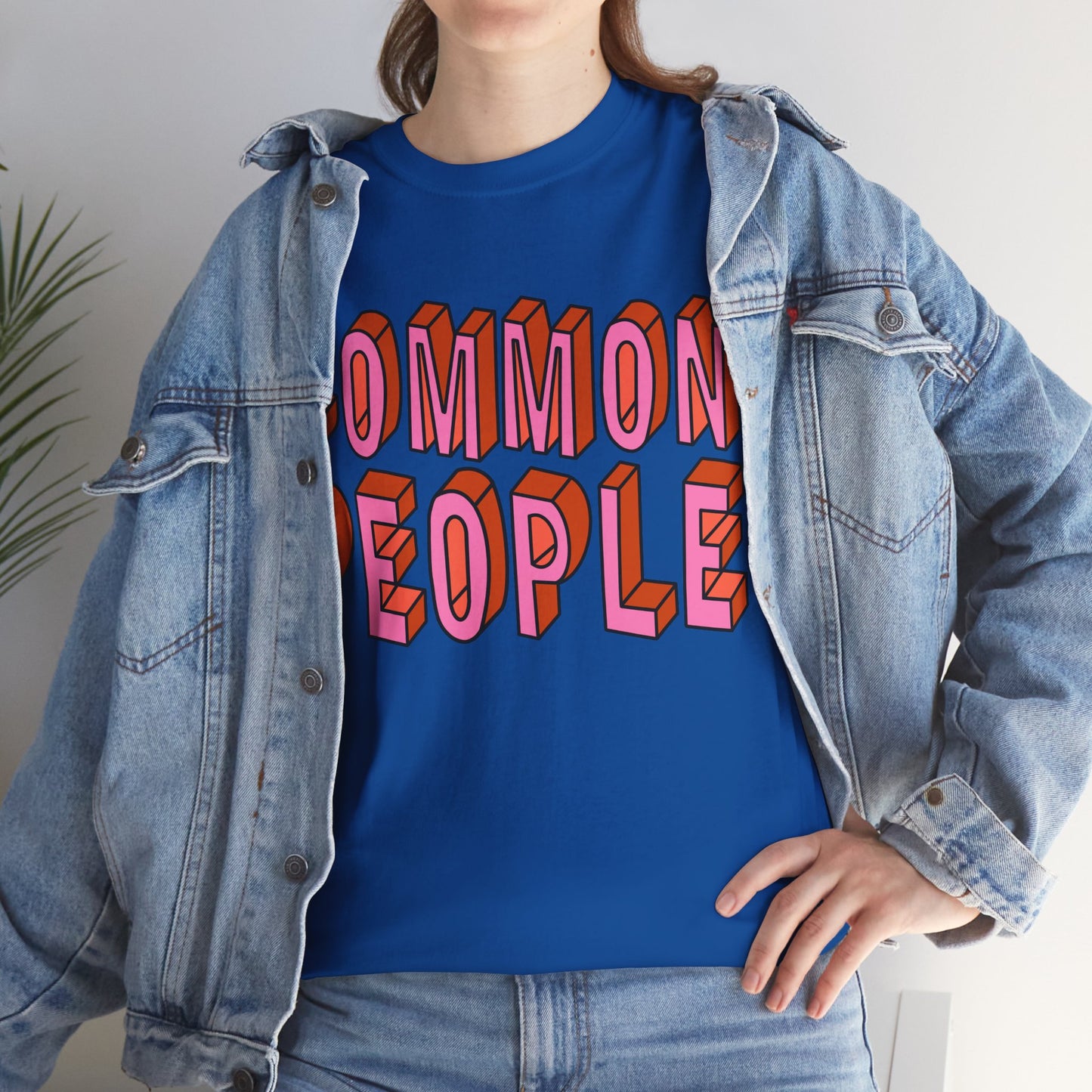 Common People Graphic Tee - Unisex Heavy Cotton Shirt, Trendy Apparel, Casual Wear, Gift for Friends, Streetwear Style