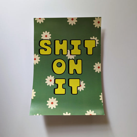 A4 Shit On It Print - The 'Wonky' Sale