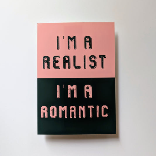 A5 I'm A Realist Print - Wonky Sale