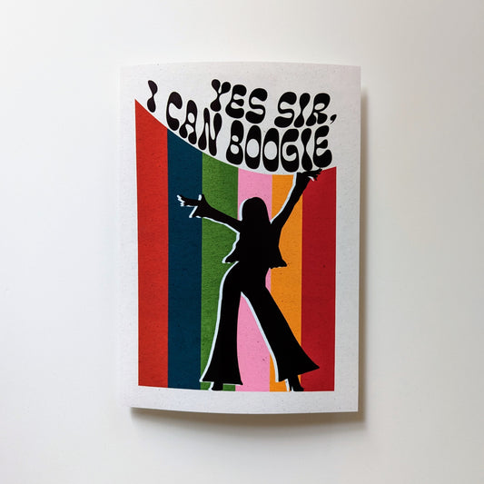 A5 'I Can Boogie' Print - The 'Wonky' Sale