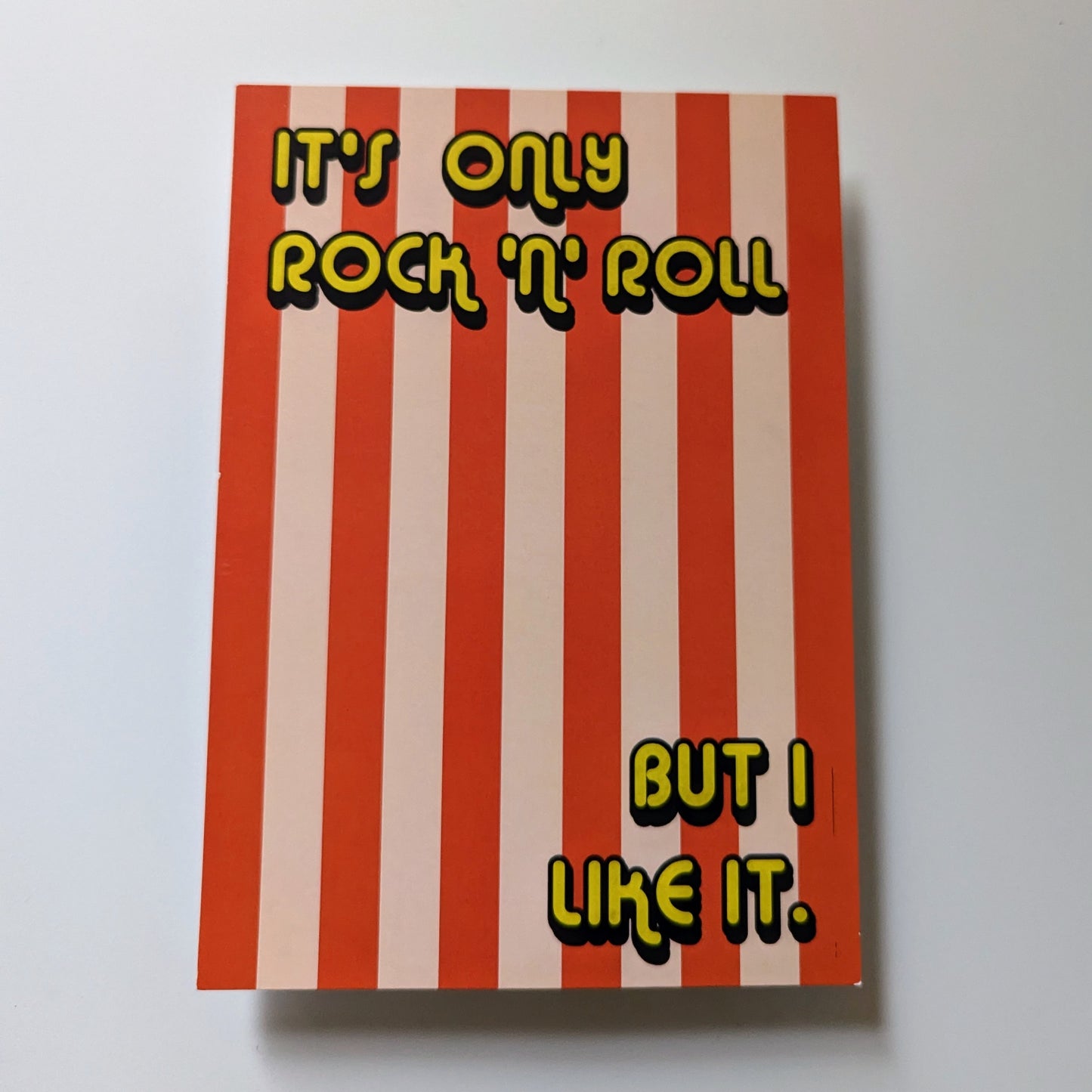 A5 'It’s Only Rock n Roll ' Print - The 'Wonky' Sale