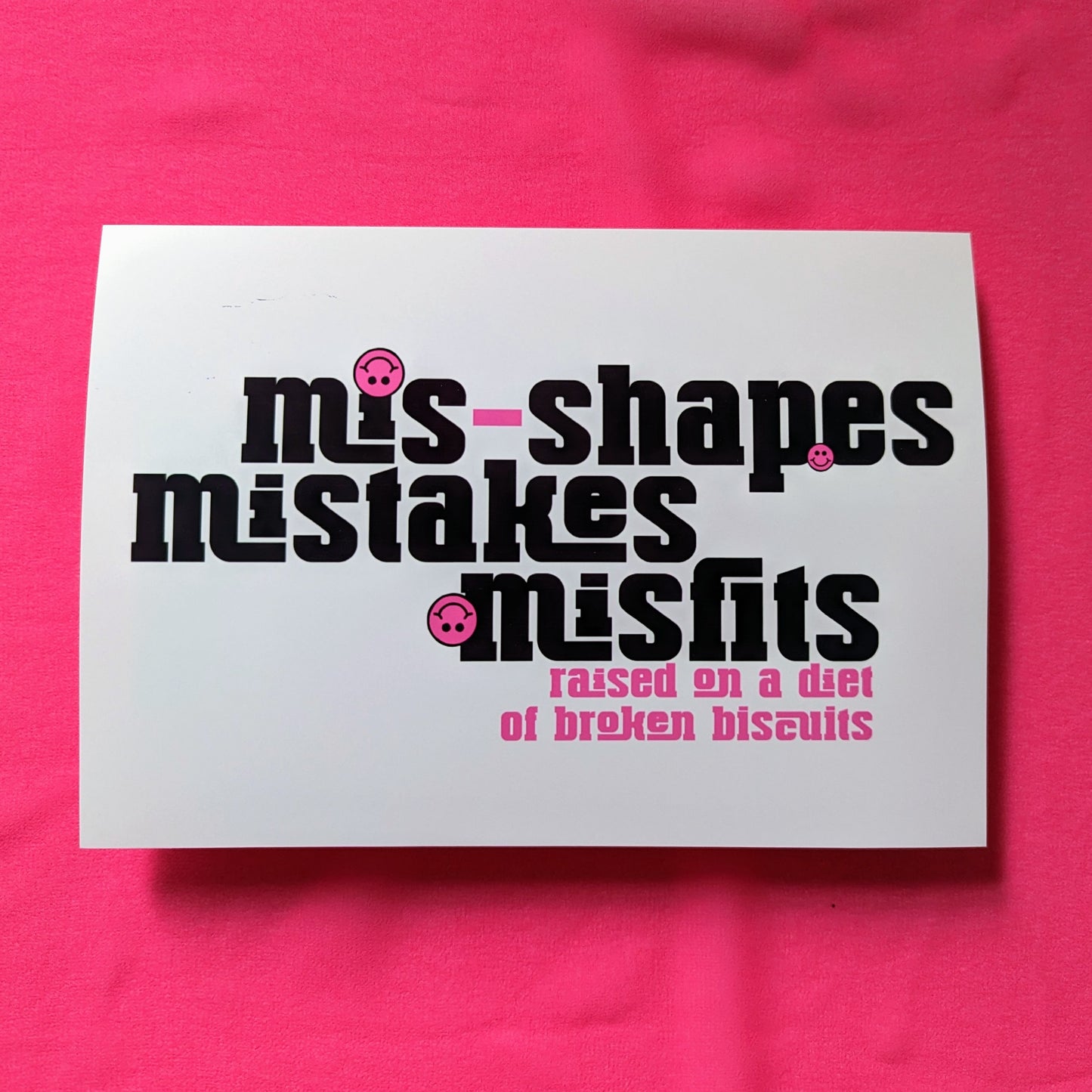 A5 Mis-Shapes, Mistakes, Misfits Print  - Wonky Sale