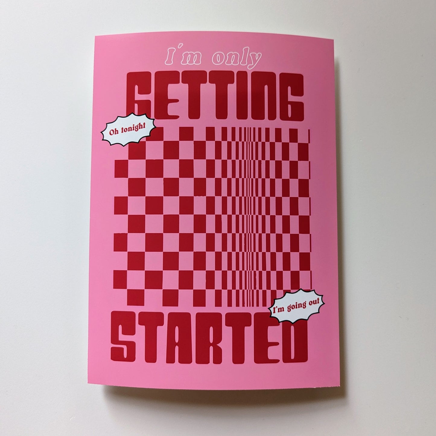 A5 Getting Started Print  - Wonky Sale