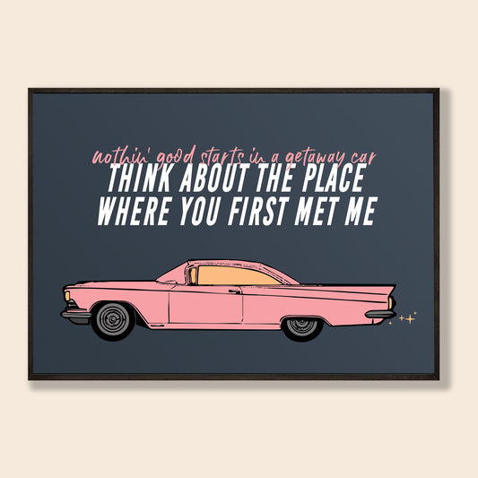 Getaway Car Print