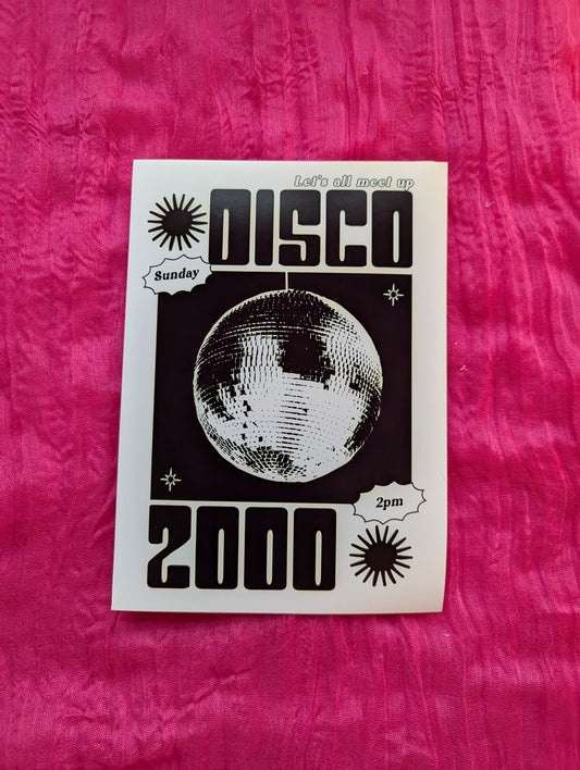 A5 'Disco 2000' Print - The 'Wonky' Sale