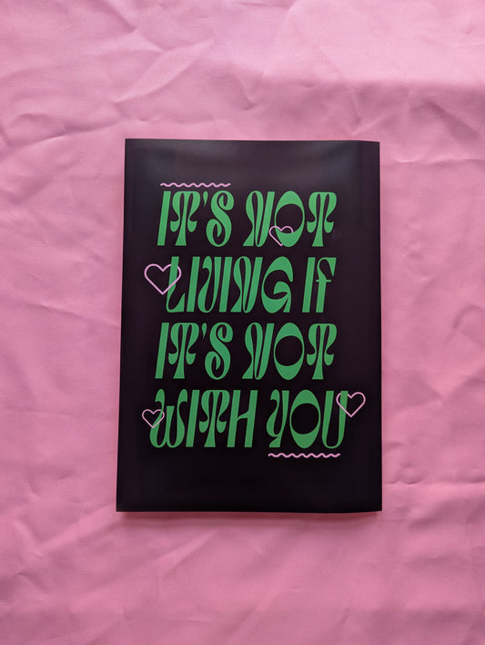 A4 'Not Living The 1975' Print - The 'Wonky' Sale