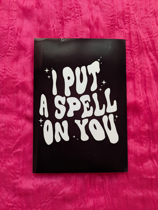 A5 'Put A Spell On You' Print - The 'Wonky' Sale