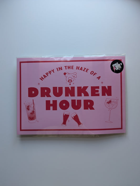 A4 'Drunken Hour' Print - The 'Wonky' Sale