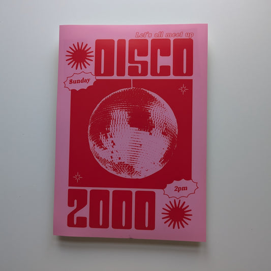 A4 'Disco 2000 Pink' Print - The 'Wonky' Sale