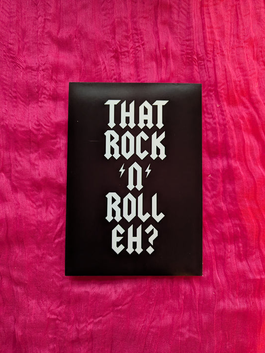 A5 'That Rock 'n' Roll' Print - The 'Wonky' Sale