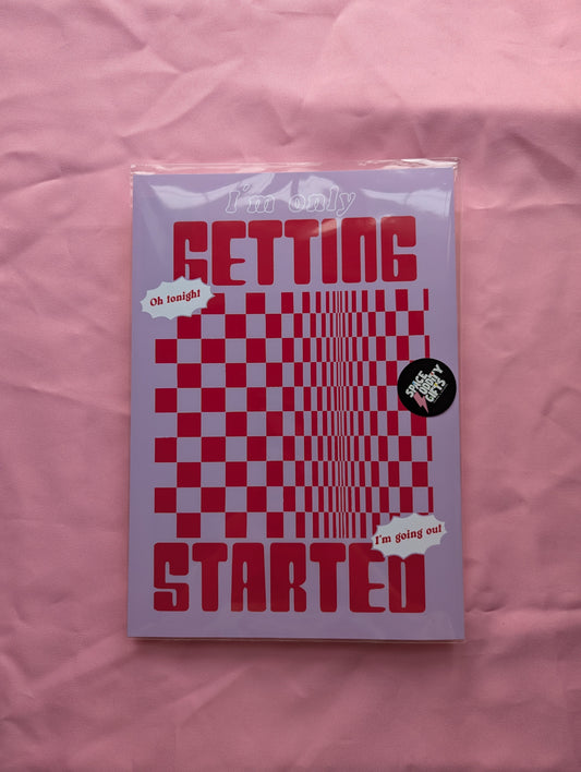 A4 'Getting Started' Print - The 'Wonky' Sale