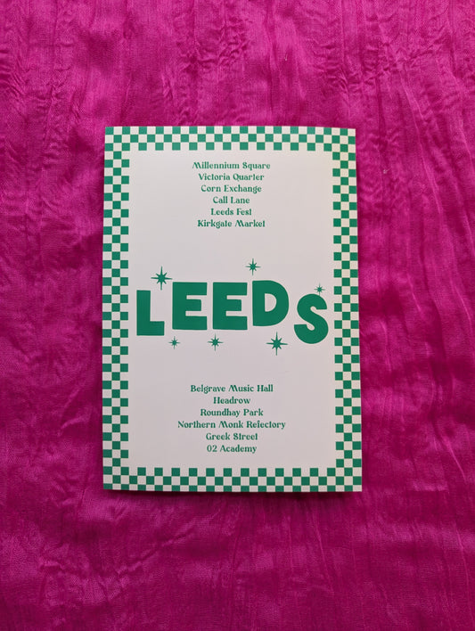 A5 'Leeds Location' Print - The 'Wonky' Sale