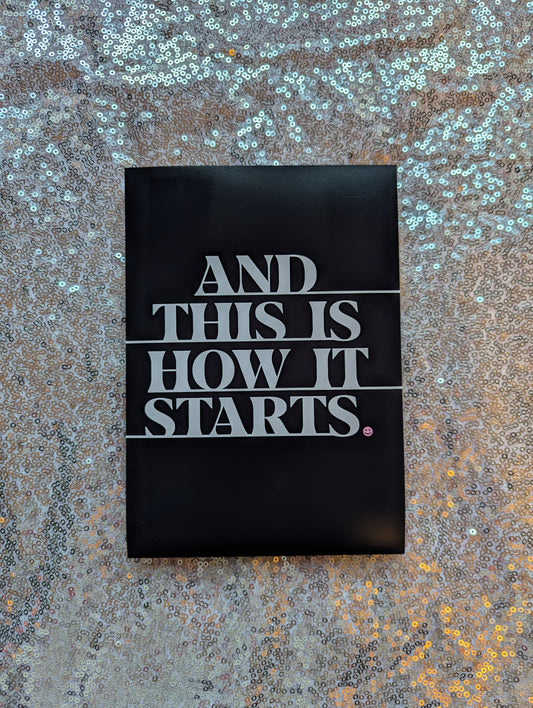 A5 'This Is How It Starts' Print - The 'Wonky' Sale