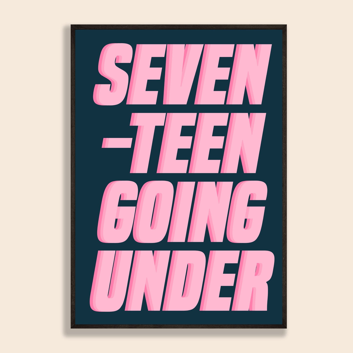 Seventeen Going Under Print