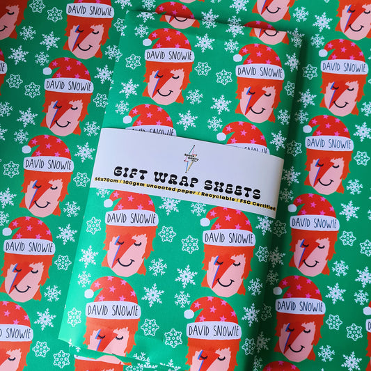 David Snowie Wrapping Paper