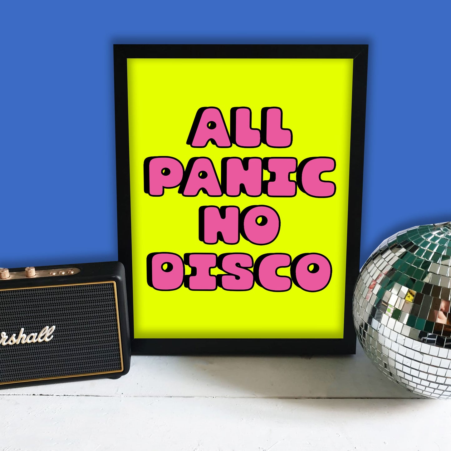 All Panic No Disco Print