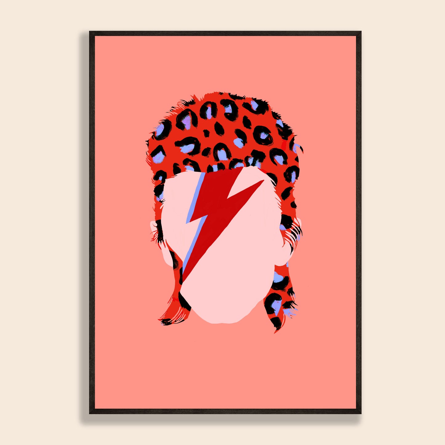 Ziggy Stardust Illustration Print