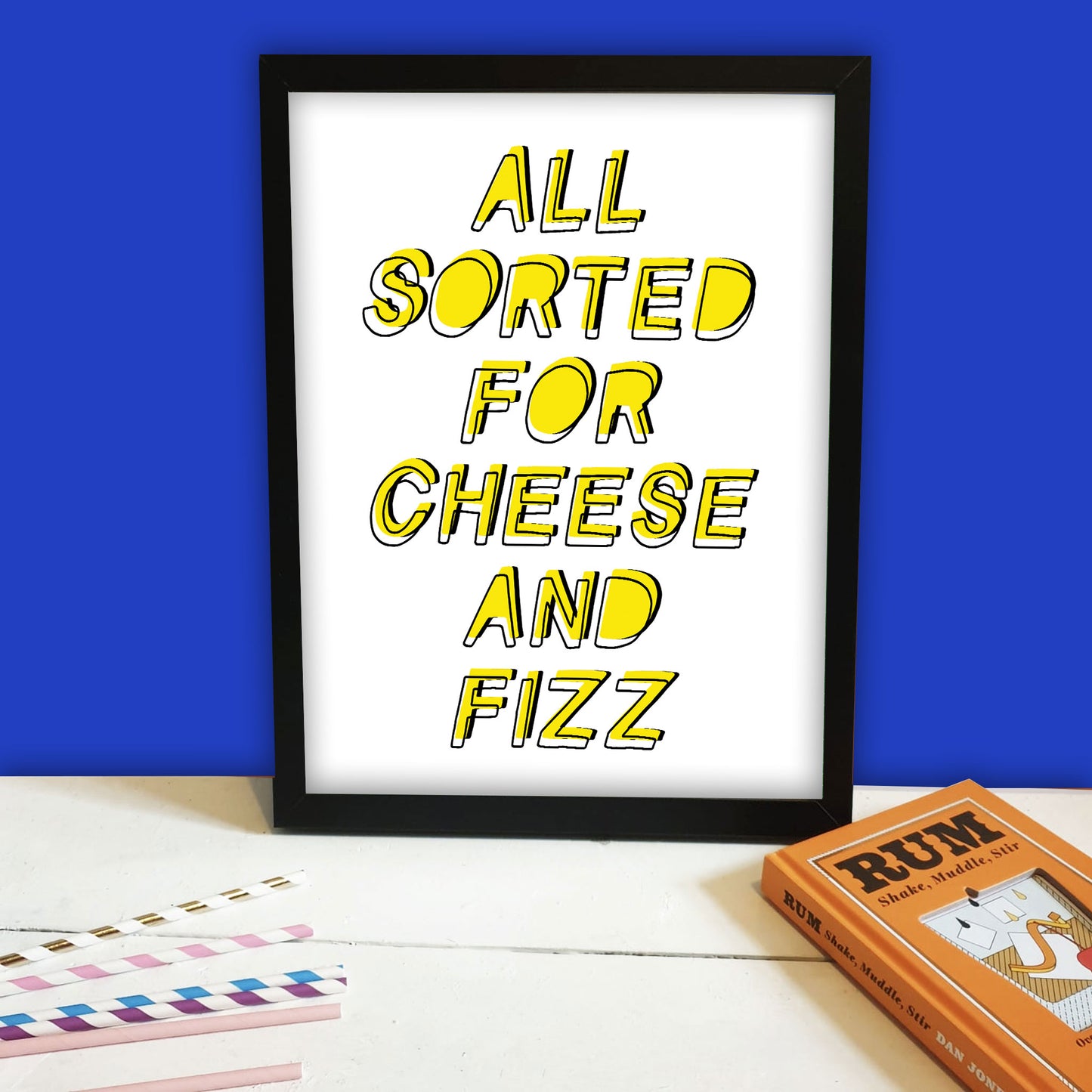 Cheese & Fizz Print