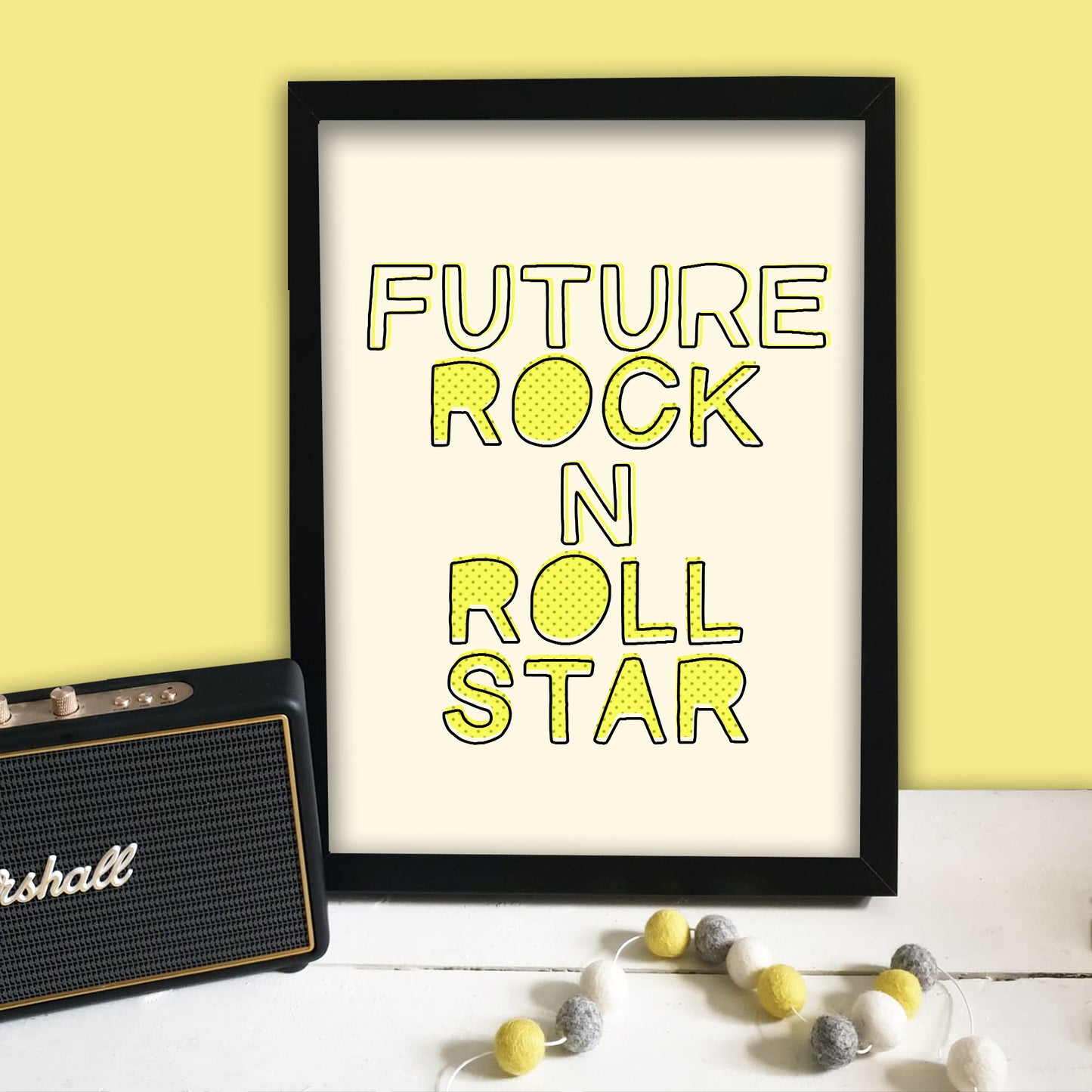 Future Rock 'N' Roll Star Print