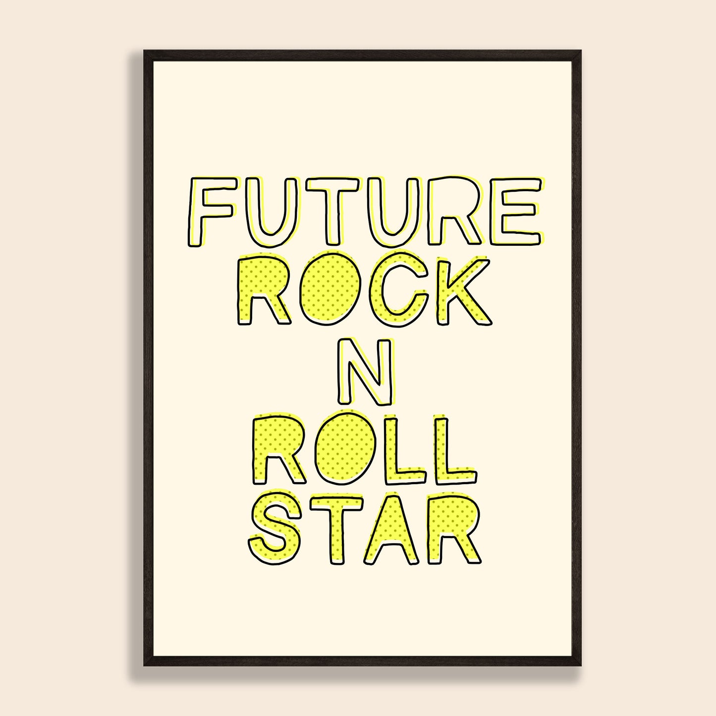 Future Rock 'N' Roll Star Print
