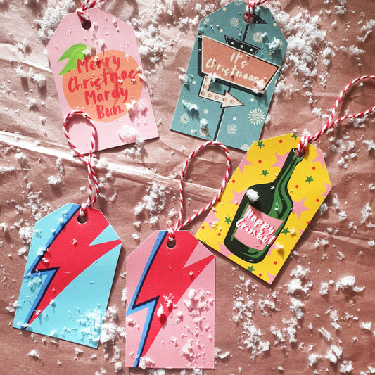 Rock 'n' Roll Gift Tags
