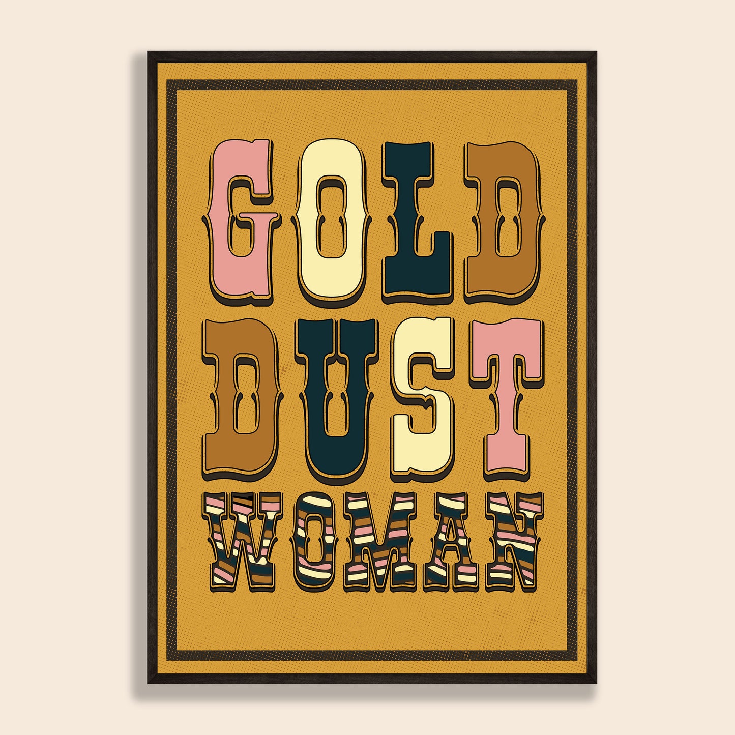 Gold Dust Woman Print