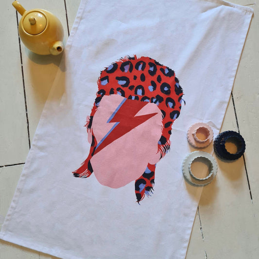 Ziggy Stardust Tea Towel